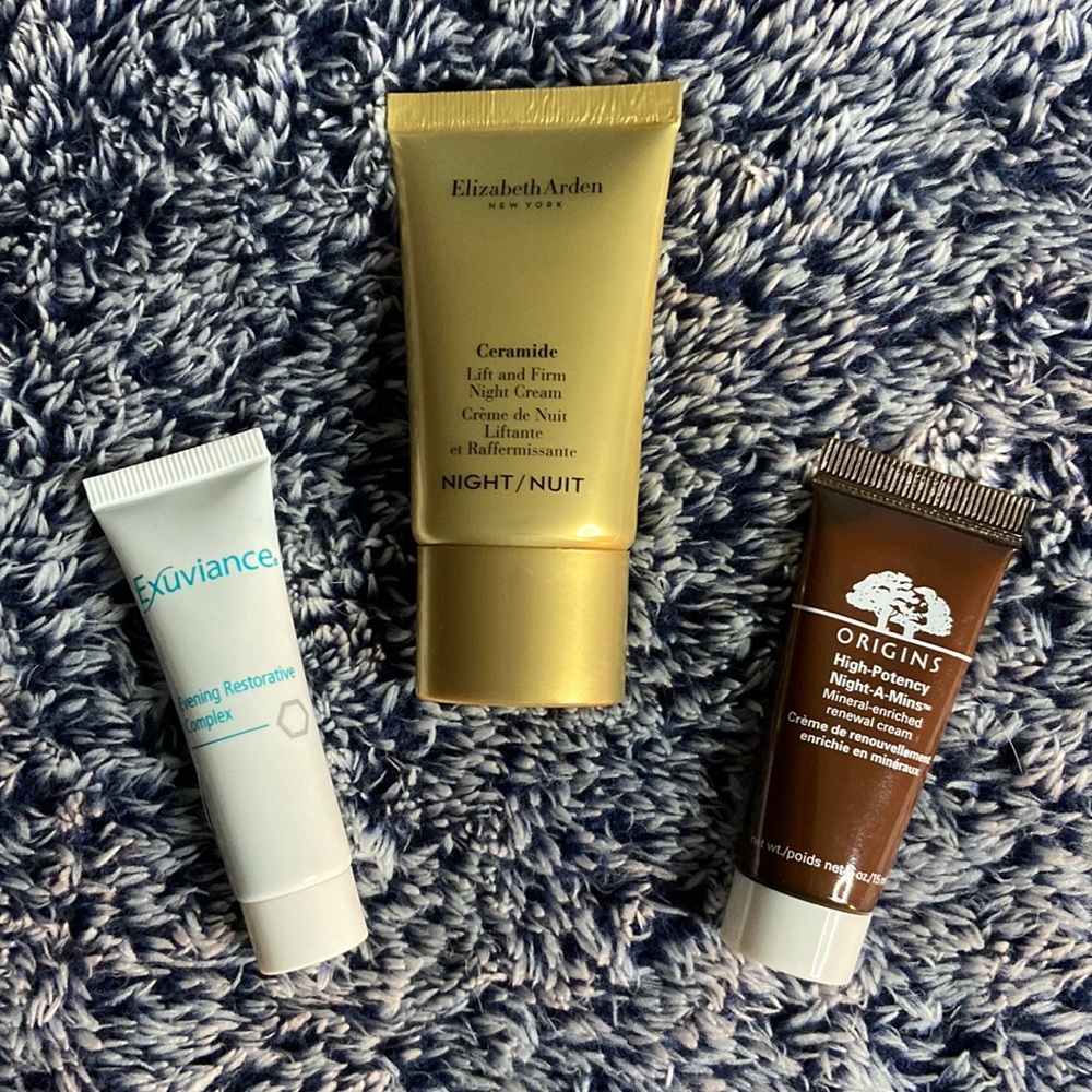 🌷NWOT❗️3 Piece Variety Travel Size Sampler Set With Nighttime Skincare Products